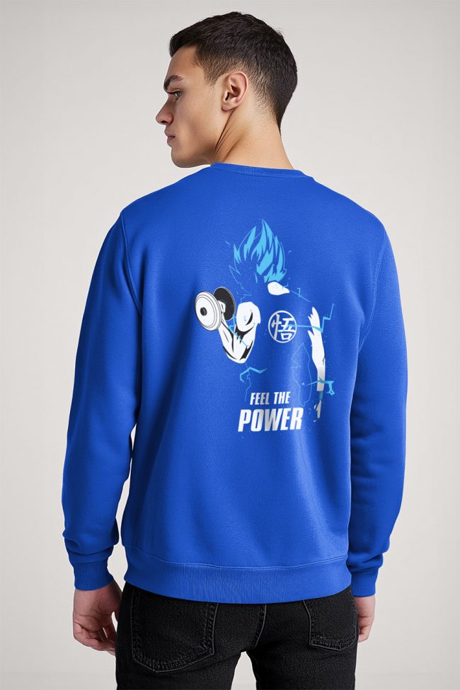 Saiyan God Power, Φούτερ σε Royal Blue Χρώμα