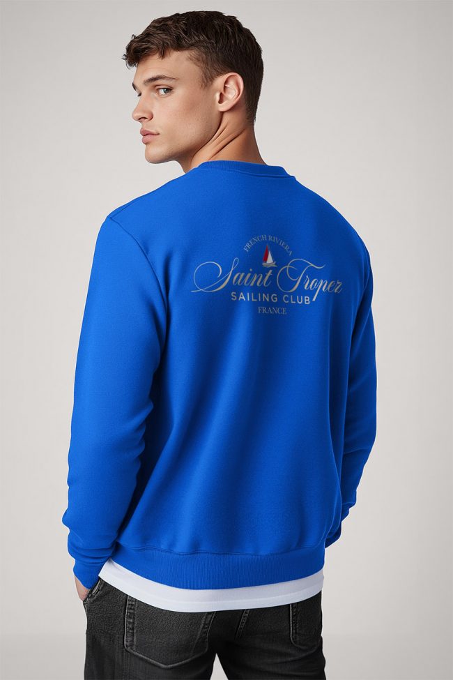 French Riviera Club, Φούτερ σε Royal Blue Χρώμα