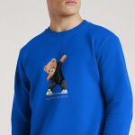 Bad Boy Dubbing Teddy, Φούτερ σε Royal Blue Χρώμα