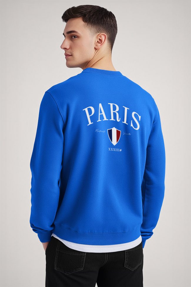 Paris Xxxiii Bold, Φούτερ σε Royal Blue Χρώμα