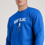 Mont Blanc Alps, Φούτερ σε Royal Blue Χρώμα