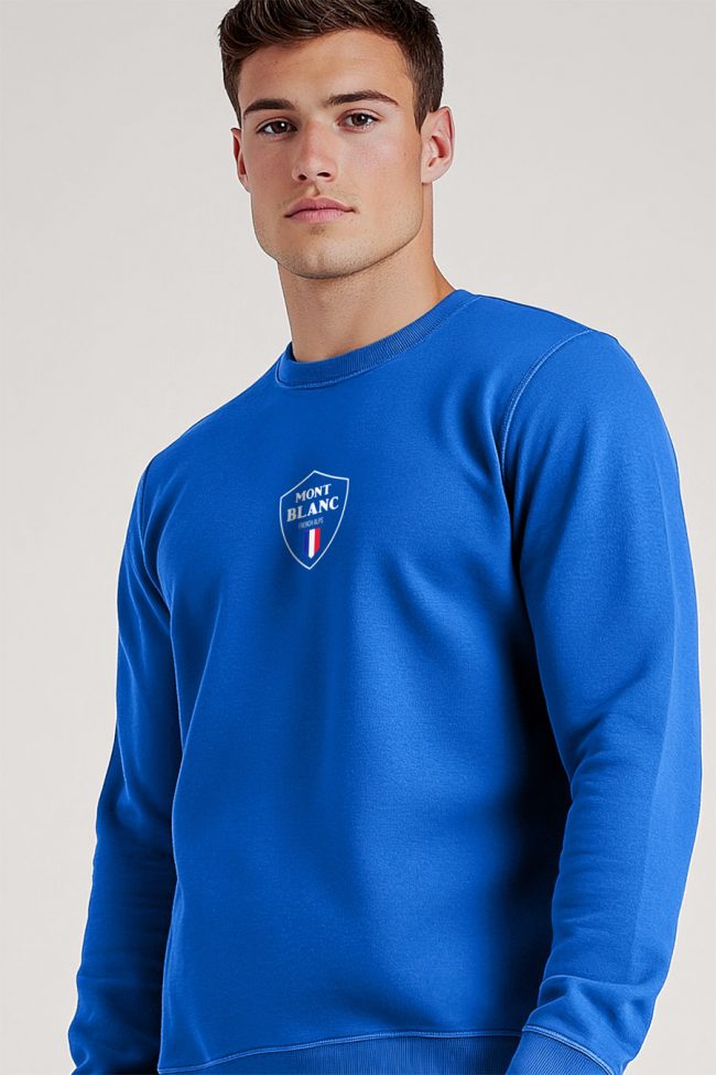 Mont Blanc Flag, Φούτερ σε Royal Blue Χρώμα