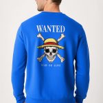 Wanted Dead Or Alive, Φούτερ σε Royal Blue Χρώμα