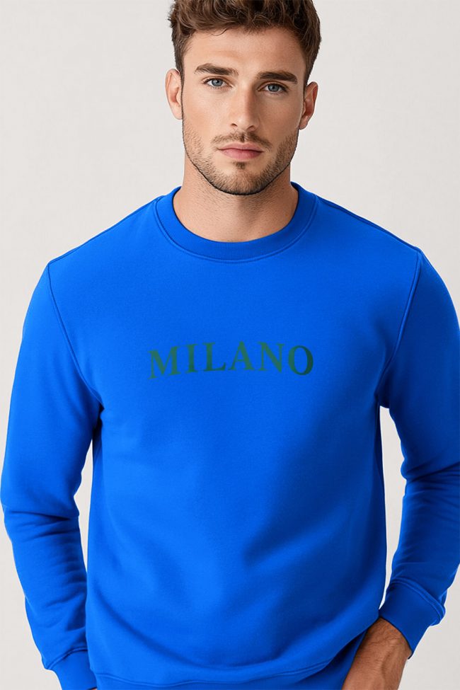 Milano Green, Φούτερ σε Royal Blue Χρώμα