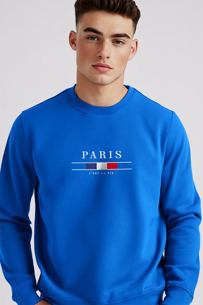 Paris La Vie, Φούτερ σε Royal Blue Χρώμα