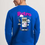 90S Retro Culture, Φούτερ σε Royal Blue Χρώμα
