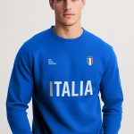 Italia Bold, Φούτερ σε Royal Blue Χρώμα