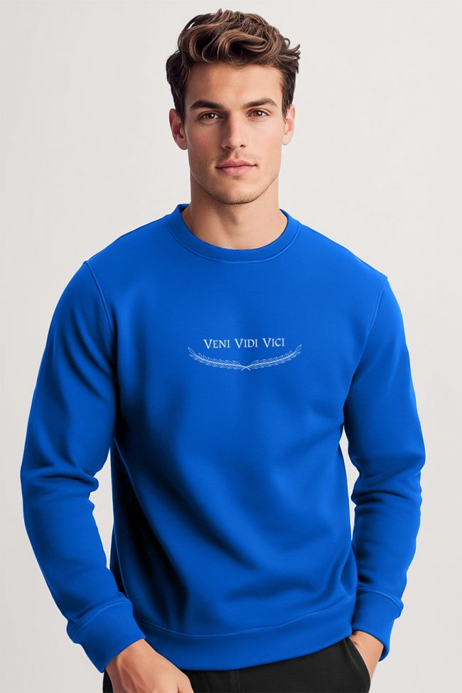 Veni Vidi Vici, Φούτερ σε Royal Blue Χρώμα