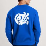 Cozy, Φούτερ σε Royal Blue Χρώμα