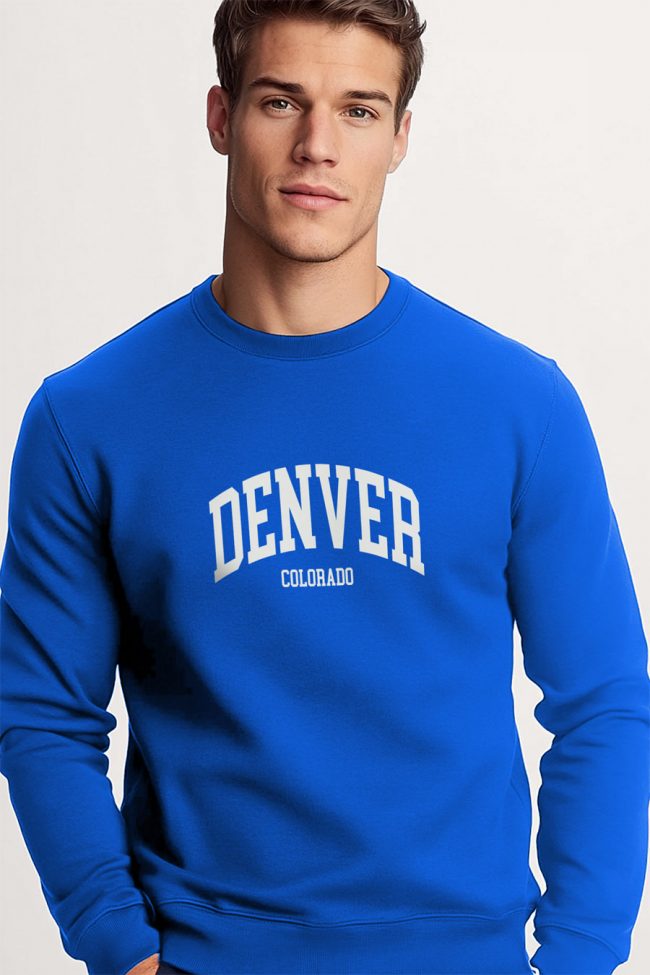 Denver Colorado, Φούτερ σε Royal Blue Χρώμα