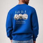 Life Is A Game, Φούτερ σε Royal Blue Χρώμα