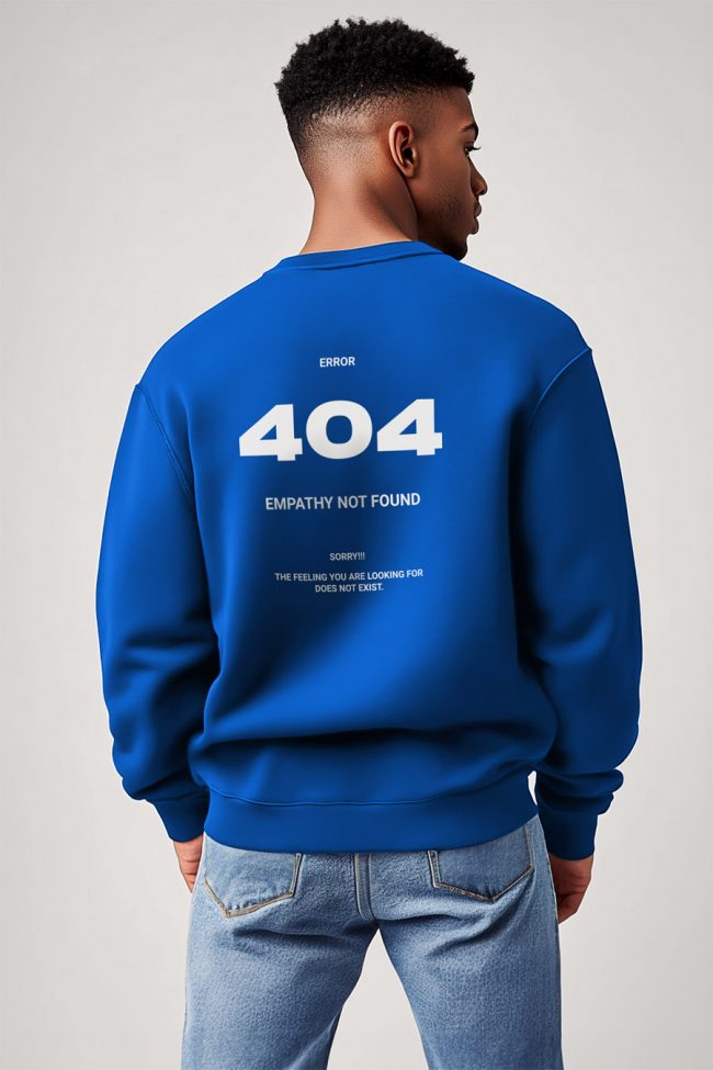 Empathy Not Found, Φούτερ σε Royal Blue Χρώμα