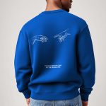 Rise And Shine, Φούτερ σε Royal Blue Χρώμα