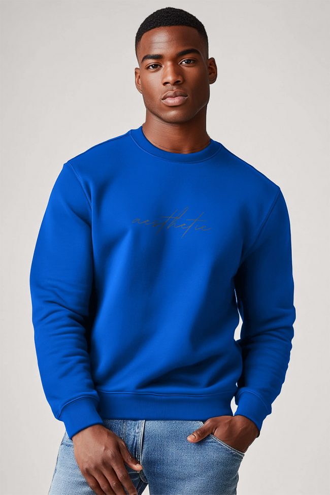 Aesthetic, Φούτερ σε Royal Blue Χρώμα