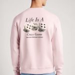 Life Is A Game, Φούτερ σε Ροζ Χρώμα