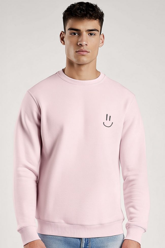 Smiley Face, Φούτερ σε Ροζ Χρώμα