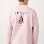 Amalfi, Φούτερ σε Ροζ Χρώμα