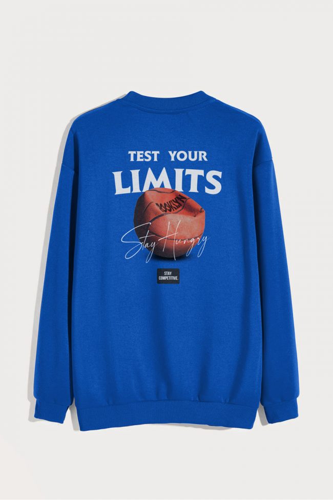 Stay Hungry, Φούτερ σε Royal Blue Χρώμα