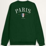 Paris Xxxiii Bold, Φούτερ σε Πράσινο Χρώμα
