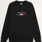 Paris La Vie, Φούτερ σε Μαύρο Χρώμα