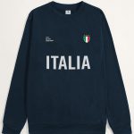 Italia Bold, Φούτερ σε Μπλε Χρώμα
