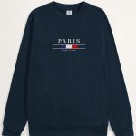 Paris La Vie, Φούτερ σε Μπλε Χρώμα