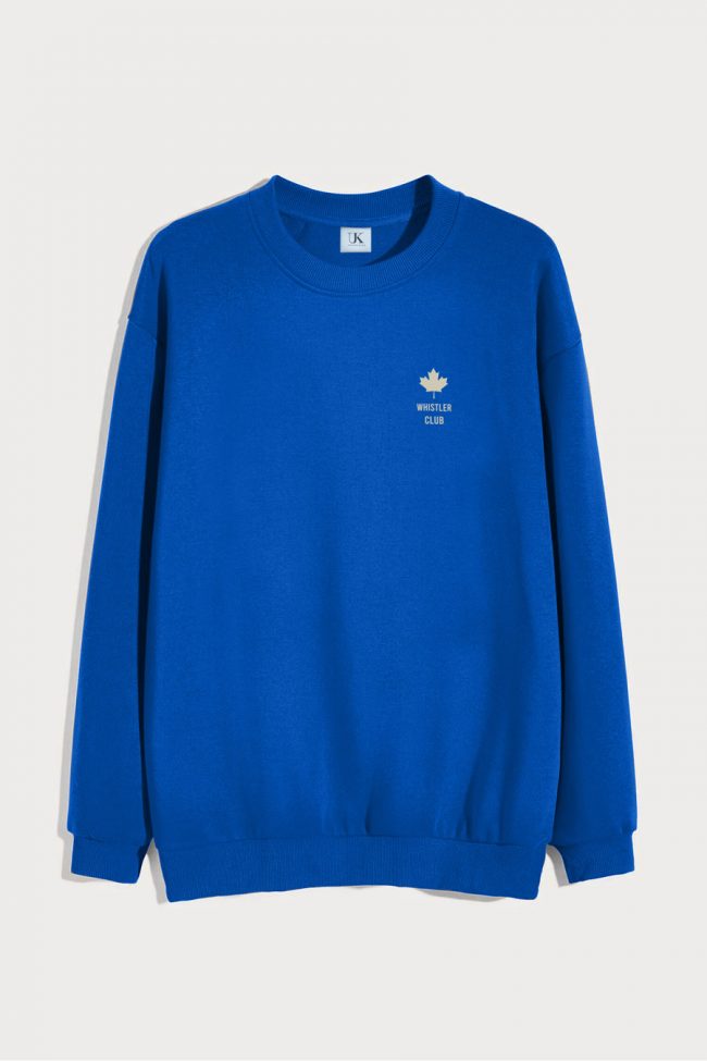 Whistler Club Canada, Φούτερ σε Royal Blue Χρώμα