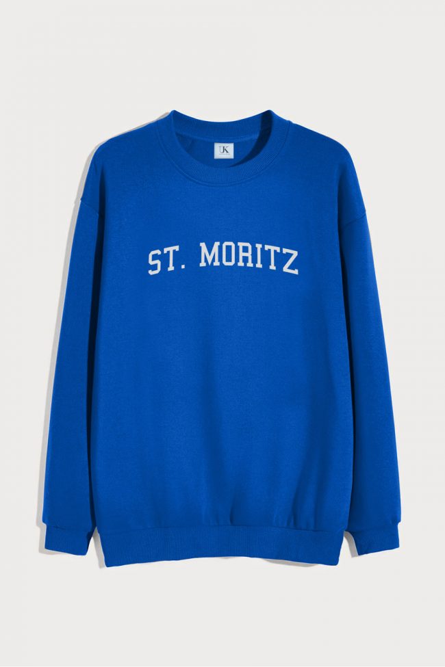 St. Moritz, Φούτερ σε Royal Blue Χρώμα