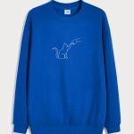 Cat Fist Bump, Φούτερ σε Royal Blue Χρώμα