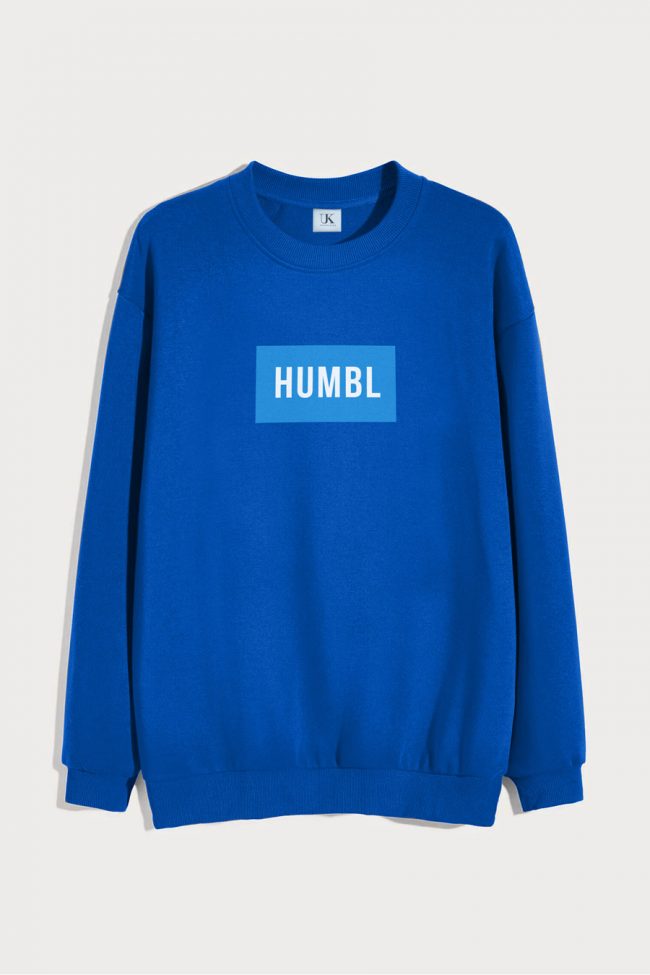 Humble Amsterdam Blue, Φούτερ σε Royal Blue Χρώμα