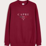 Capri Yacht Club, Φούτερ σε Μπορντώ Χρώμα