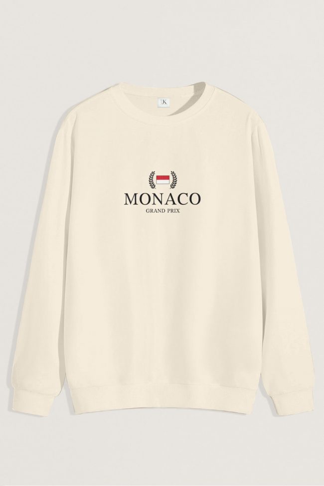 Monaco Grand Prix, Φούτερ σε Εκρού Χρώμα