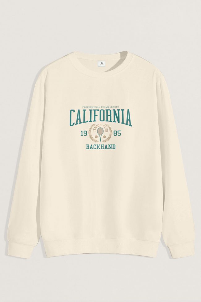 California Tennis Club, Φούτερ σε Εκρού Χρώμα
