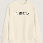 St. Moritz, Φούτερ σε Εκρού Χρώμα