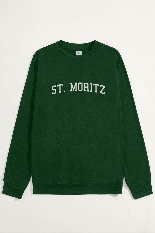 St. Moritz, Φούτερ σε Πράσινο Χρώμα
