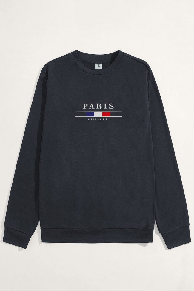 Paris La Vie, Φούτερ σε Iron Grey Χρώμα
