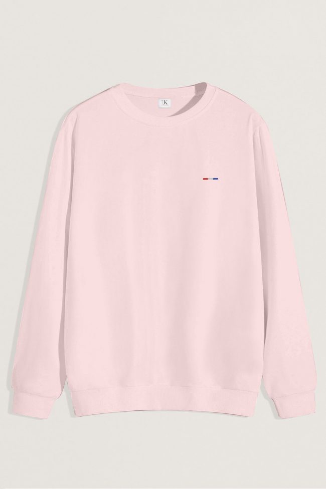 French Stripe, Φούτερ σε Ροζ Χρώμα