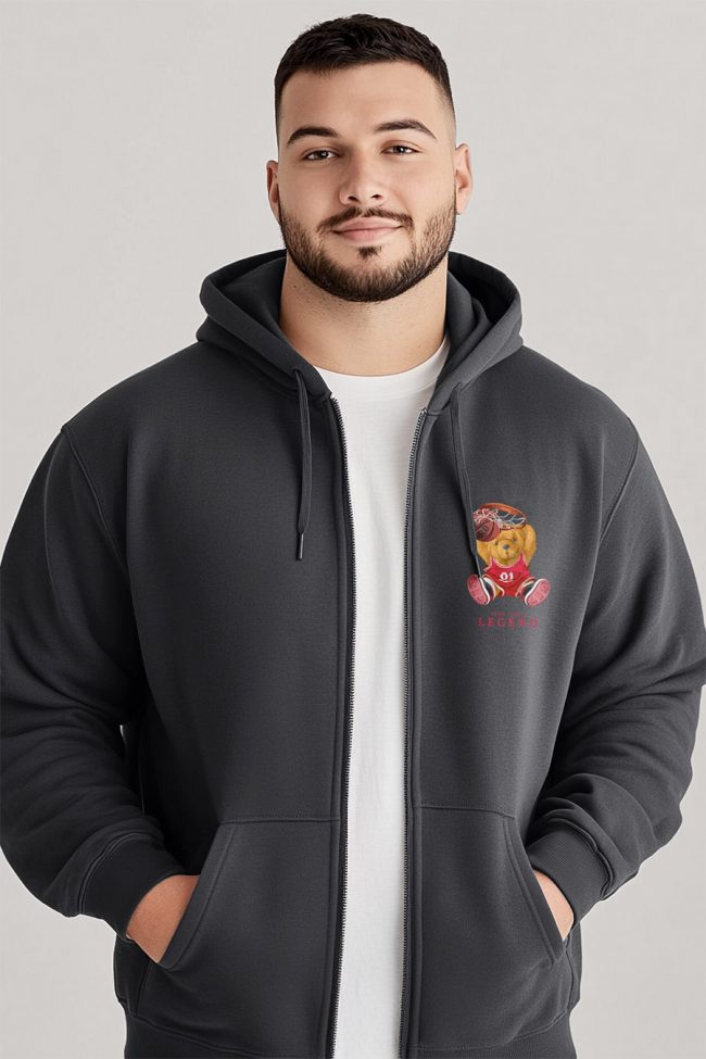 Alley Oop Teddy, Ζακέτα σε Iron Grey Χρώμα