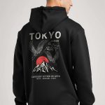 Japanese Sunset, Ζακέτα σε Μαύρο Χρώμα