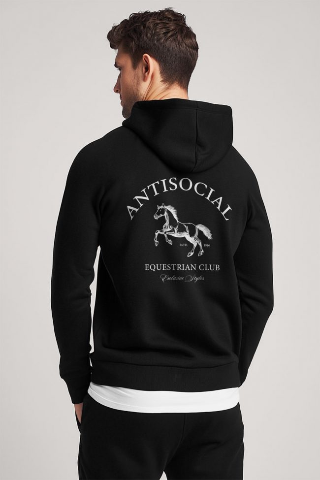 Antisocial Club, Ζακέτα σε Μαύρο Χρώμα