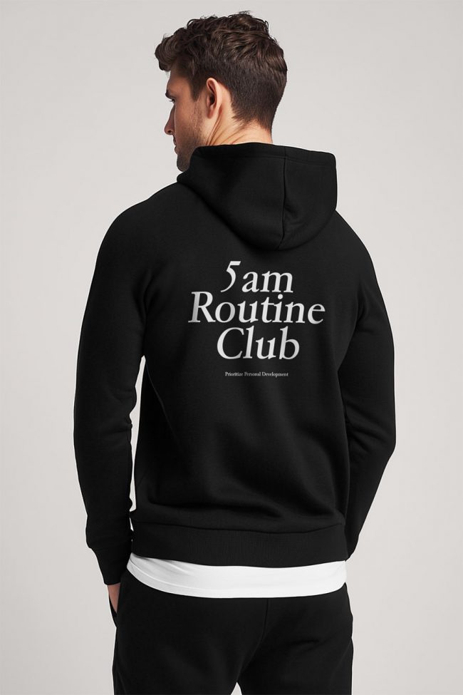 5Am Routine Club, Ζακέτα σε Μαύρο Χρώμα