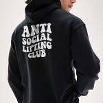Antisocial Lifting Club, Ζακέτα σε Μαύρο Χρώμα