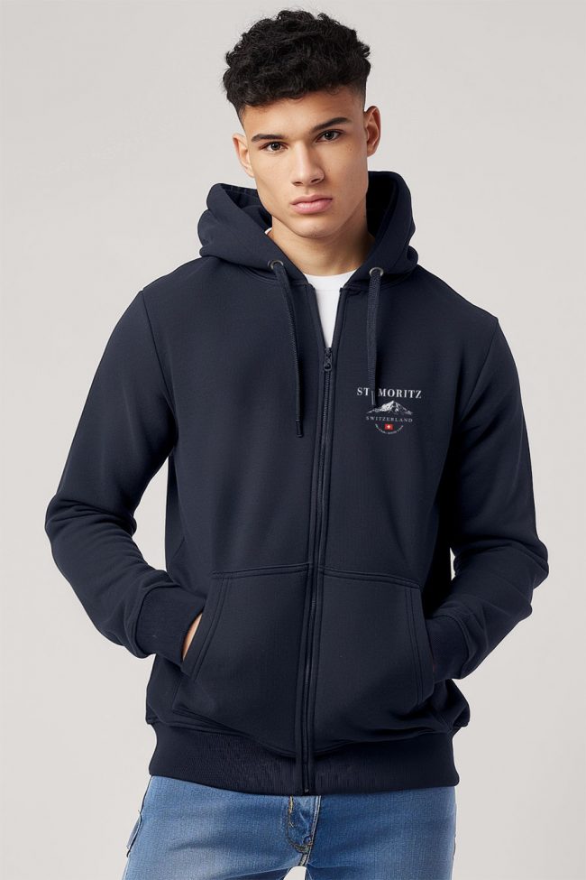 St. Moritz Swiss Ski Club, Ζακέτα σε Μπλε Χρώμα