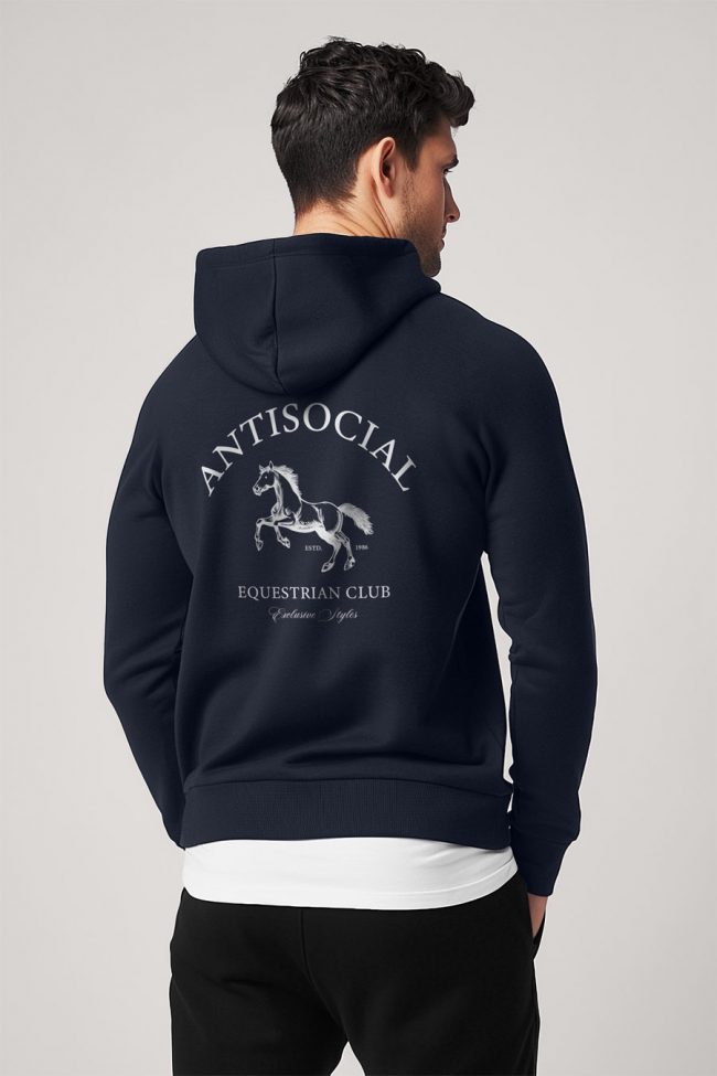 Antisocial Club, Ζακέτα σε Μπλε Χρώμα