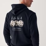 Life Is A Game, Ζακέτα σε Μπλε Χρώμα