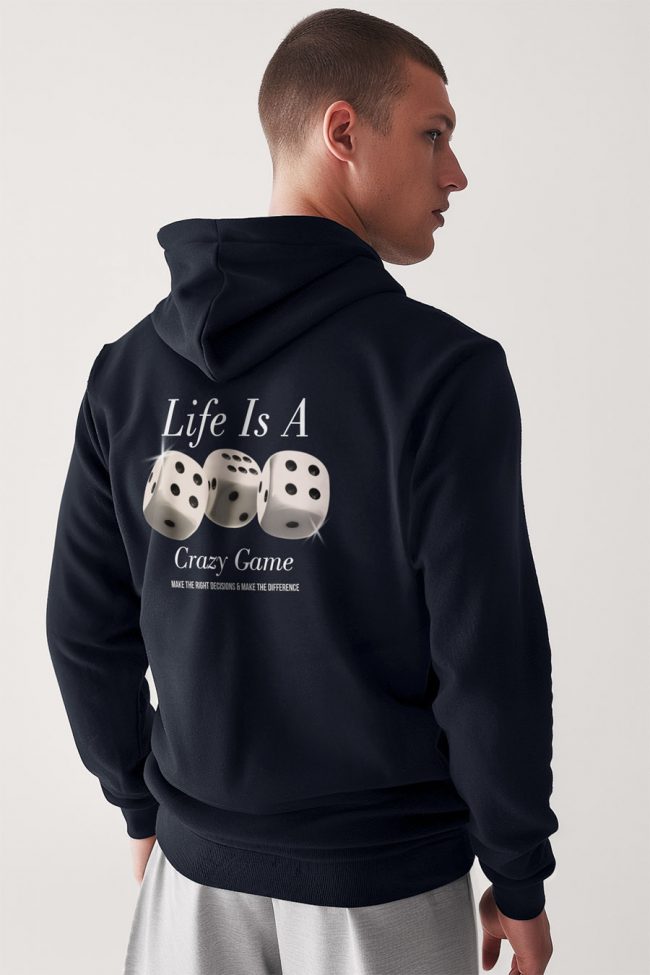 Life Is A Game, Ζακέτα σε Μπλε Χρώμα