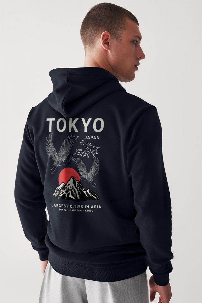 Japanese Sunset, Ζακέτα σε Μπλε Χρώμα