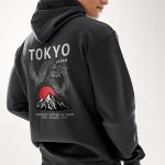 Japanese Sunset, Ζακέτα σε Iron Grey Χρώμα