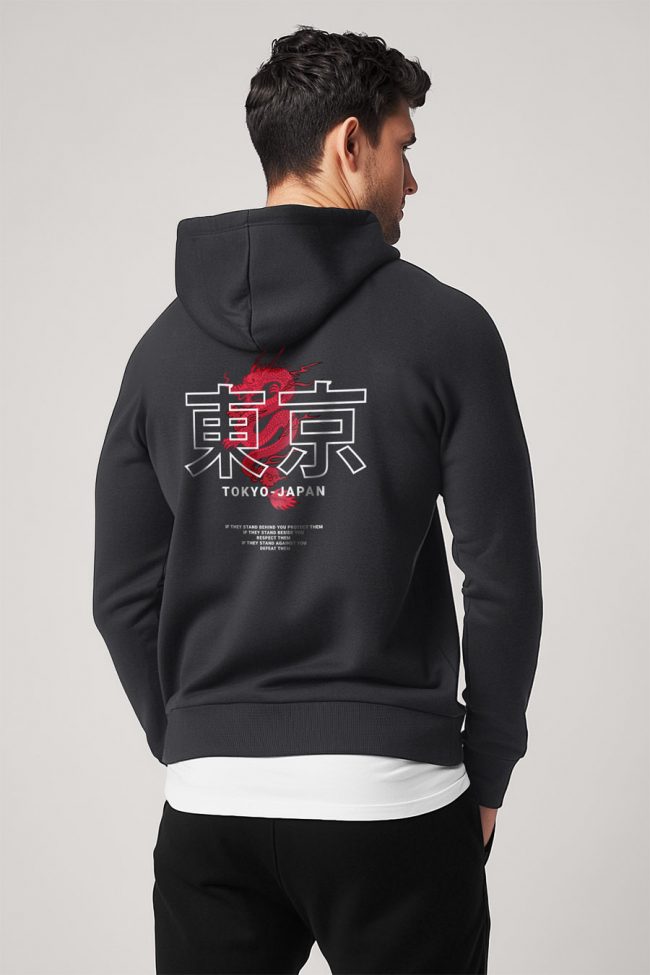 Japanese Dragon, Ζακέτα σε Iron Grey Χρώμα