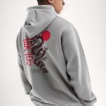 Tokyo Rising Dragon, Ζακέτα σε Γκρι Χρώμα